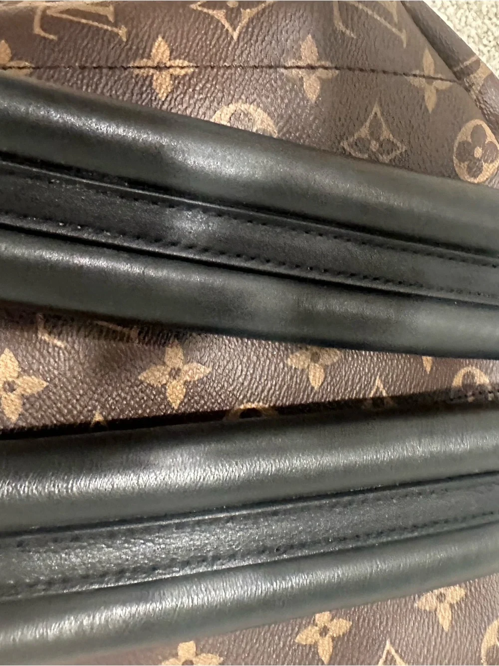Louis Vuitton Monogram Canvas Backpack in Brown and Gold